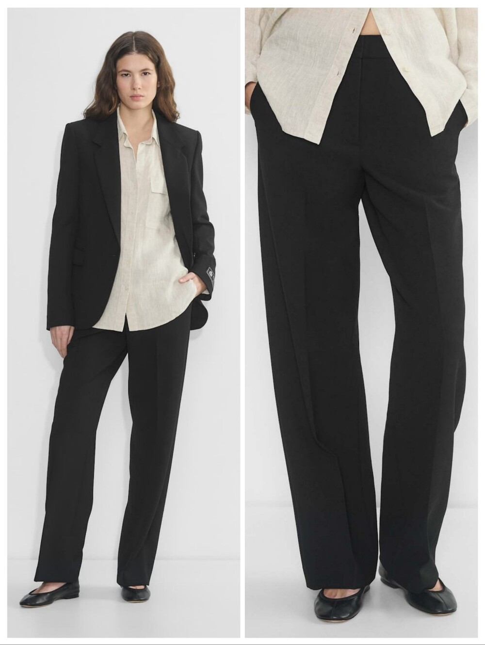 Aritzia Babaton Agency Pant Eversential Softly structured high-rise trousers 8